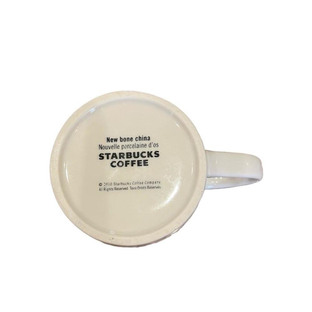 STARBUCKS Coffee Mug 2010 16oz New Bone China "Est 1971 Starbucks Coffee Co" - Picture 3 of 10